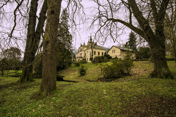 Fototapeta na wymiar Beautiful Březno chateau in the Ústí nad Labem region