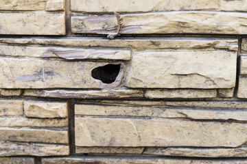 Plastic siding brick wall damaged - problems with siding