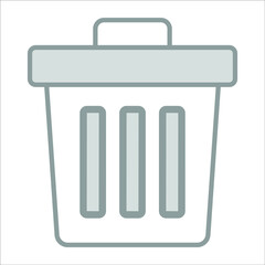 recycle bin icon modern illustration