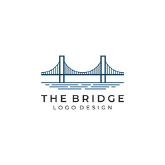 Clean and modern logo about the bridge.
EPS10. Vector.