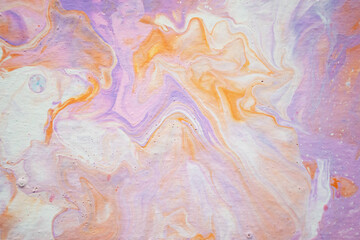 Hand painted background.  Mixed acrylic paints. Liquid marble texture.
