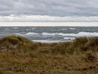 Sturm über der Ostsee, Ostseebad Prerow auf dem Darß, Fischland-Darß-Zingst, Mecklenburg Vorpommern, Deutschland