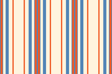 Stripes vector seamless pattern. Striped background of colorful lines. Print for interior design, fabric.