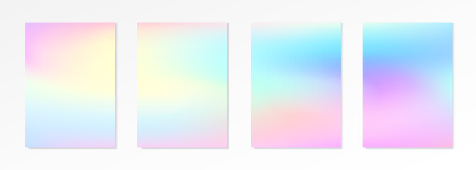 Unicorn colorful background, rainbow pattern, glitter vector texture, pastel fantase design, universe holographic style. - obrazy, fototapety, plakaty