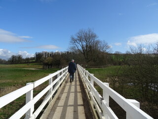 wooden bridge walker