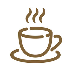 かわいいコーヒーカップのアイコン