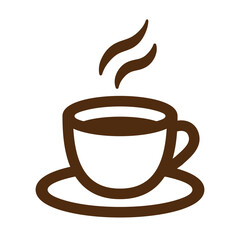 かわいいコーヒーカップのアイコン