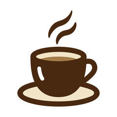 かわいいコーヒーカップのアイコン