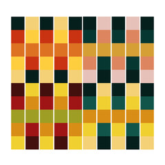 Color pallet decorative pattern background