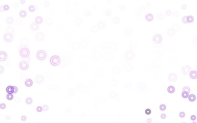 Light Purple vector layout with circle shapes.