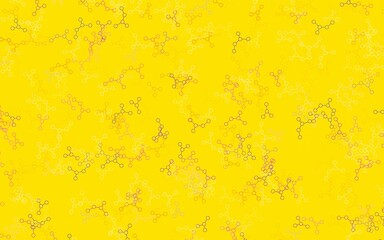 Light Blue, Red vector background with forms of artificial intelligence.