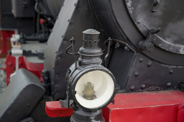 Old lamps along the way, which are still in operation today