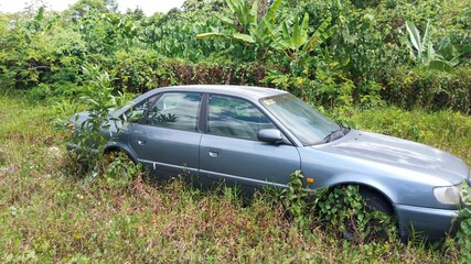 found stolen car in the junkyard