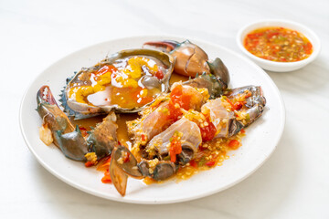 Pickled Crab Eggs With Sauce