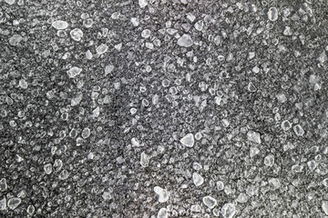 Aerial view of Floating ice plates in Lake Superior