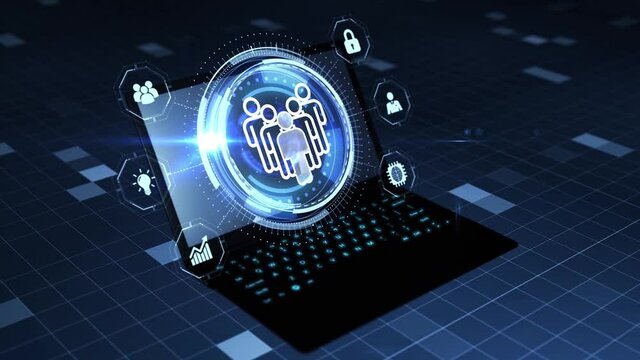 Business, Technology, Internet and network concept. Human Resources HR management recruitment employment headhunting concept.
