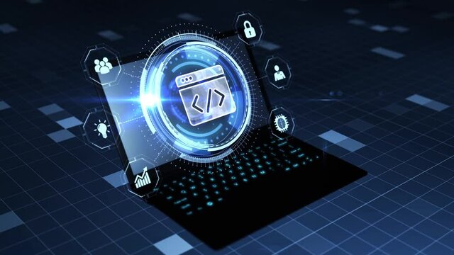 Business, Technology, Internet and network concept. Agile Software Development.