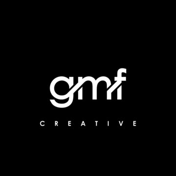 GMF Letter Initial Logo Design Template Vector Illustration