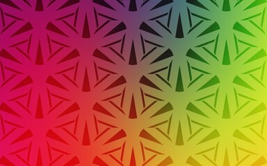 Light Multicolor vector background with polygonal style.