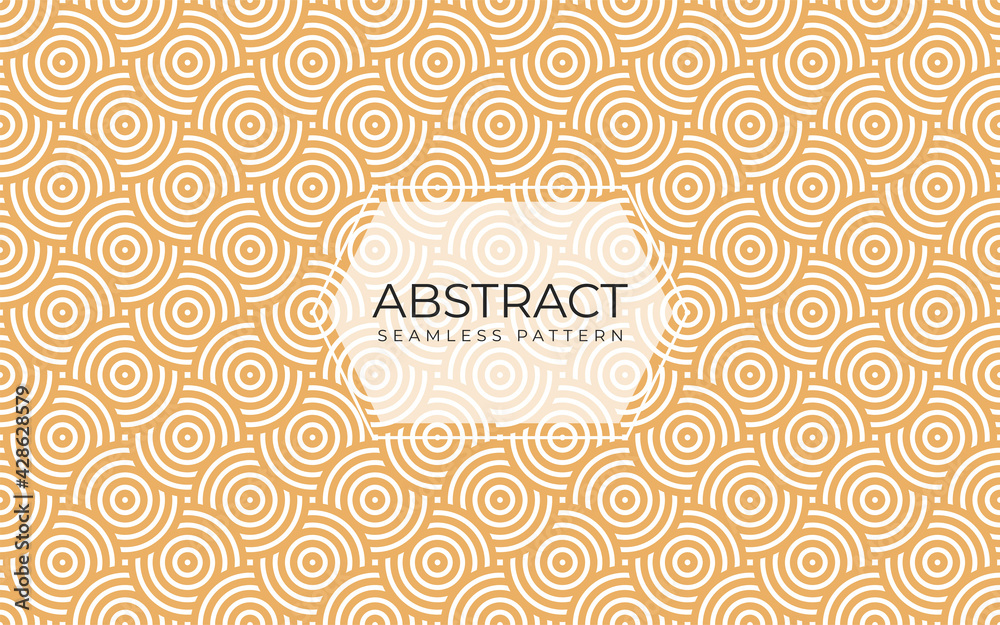 Aufkleber abstract seamless pattern in art deco style. geometric seamless pattern with stylish classic texture