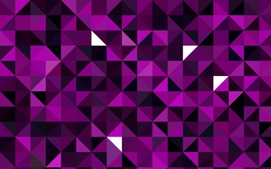Dark Pink vector polygonal template.