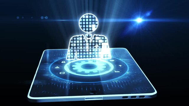 Business, Technology, Internet and network concept. Human Resources HR management recruitment employment headhunting concept.