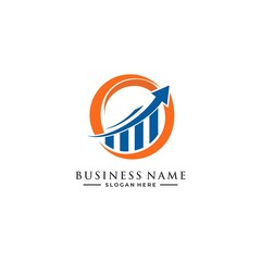 Business consulting vector logo , marketing logo icon vector template