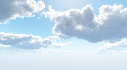 空　雲　　cloud sunny sky	