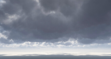 空　雲　　cloud sunny sky	