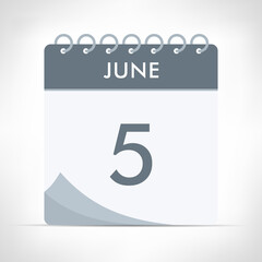 June 5 - Calendar Icon