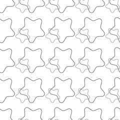 pattern with stars baby background vector illustration