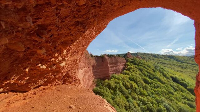 Las Medulas, ancient Roman mines in Leon, Spain.