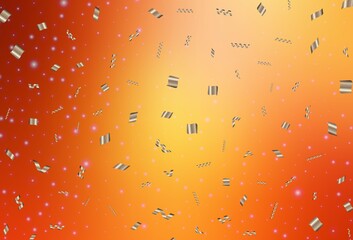 Light Red, Yellow vector layout in New Year style.