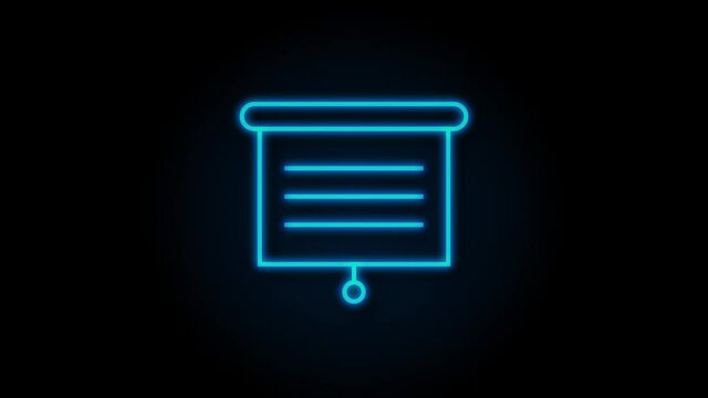Office icon. Web icon set. Office, great design for any purposes. Motion graphics.