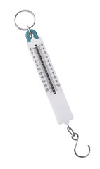 Front view of pocket spring balance scale