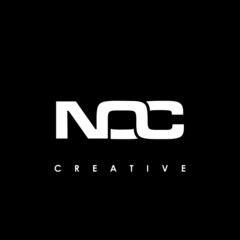 NOC Letter Initial Logo Design Template Vector Illustration