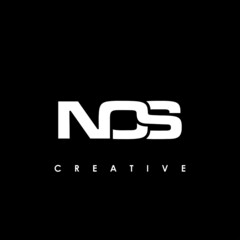 NOS Letter Initial Logo Design Template Vector Illustration