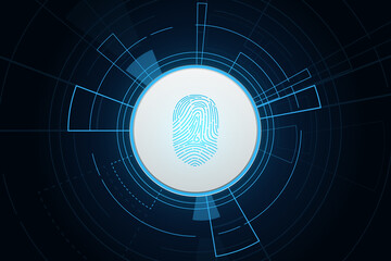 scan fingerprint, Cyber security and password control through fingerprints, access with biometrics identification	
