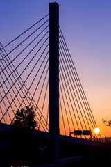 Fototapeta premium Gradient Bridge