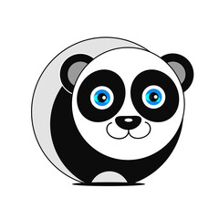 Vector Panda, illustration panda, vector illustration. Animal