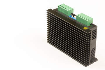 CNC Stepper motor driver isolated above white background