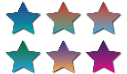 Many-coloured stars
