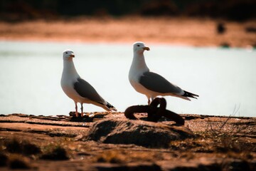 seagull on the beach Scotland wildlife