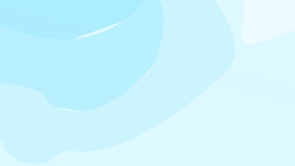 Soft pastel blue background vector with watercolor waves, layers, gradient design for sky, landing page, website, computer wallpaper, presentation, flyer, banner, booklet