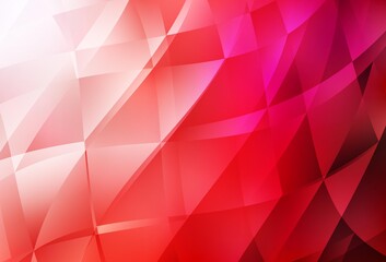 Obraz premium Light Red vector gradient triangles texture.
