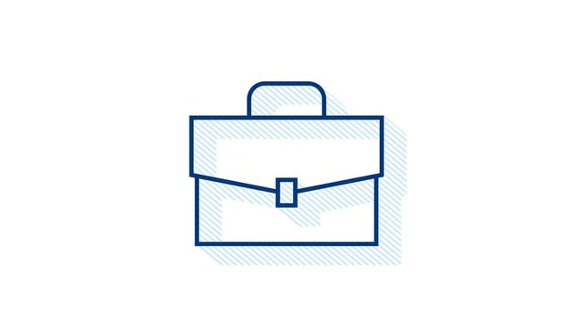 Office icon. Web icon set. Office, great design for any purposes. Motion graphics.
