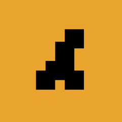 Big Black Blocks logo icon. New modern art illustration. Great Simple Product cover card design.