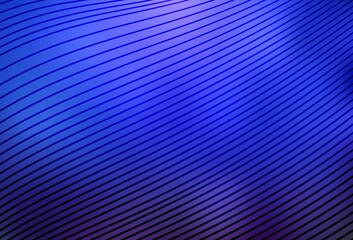 Fototapeta premium Light BLUE vector background with curved lines.