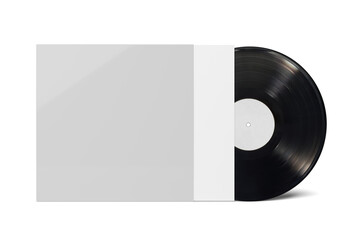 12-inch vinyl LP record in cardboard cover on white background.