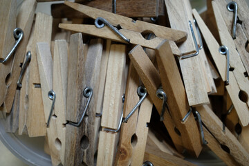 Clothes peg in a box